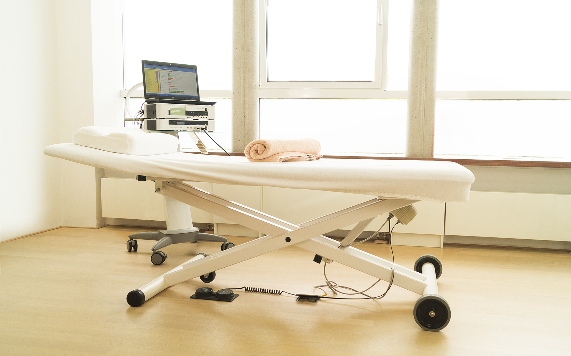 Die Praxisräumlichkeiten von Stephan Hala.