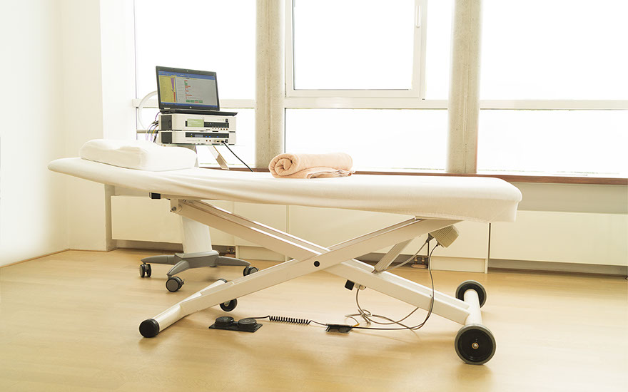 Die Praxisräumlichkeiten von Stephan Hala.